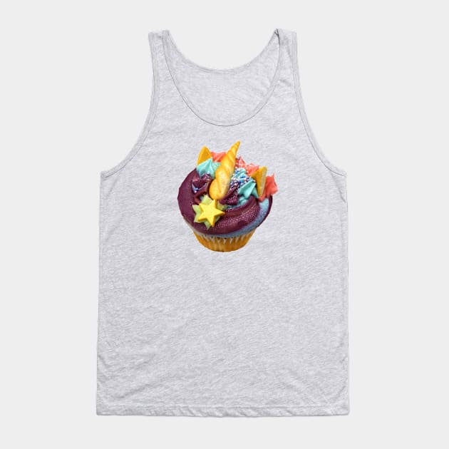 Unicorn Cupcake Photo Tank Top by bumblefuzzies